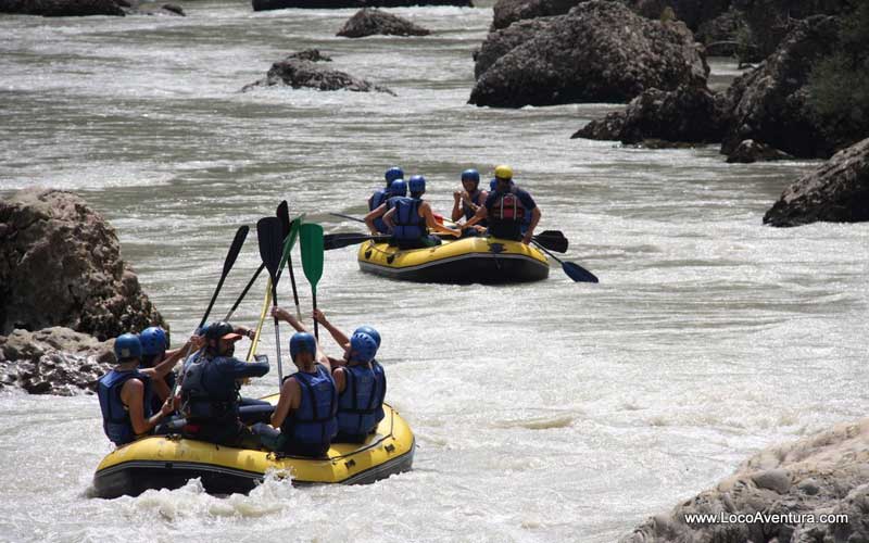 Rafting por el río Esera