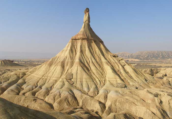 Castil de Terra, punto emblemático de las Bardenas Reales