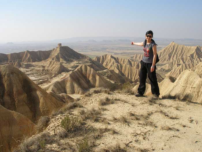 Vistas desde Piskerra con la caseta al fondo