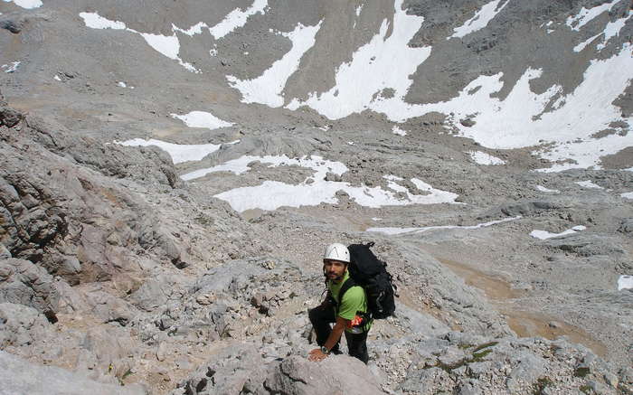 Bajando de Torrecerredo