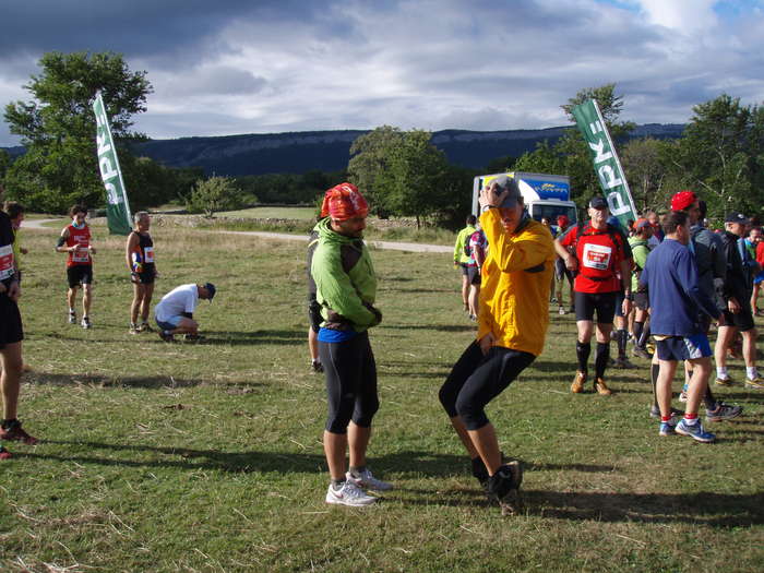 Calentando los gemelos