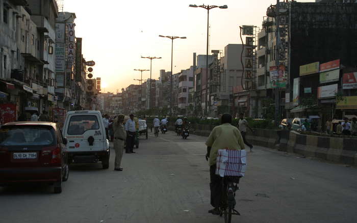 Calle principal de Pahar Ganj