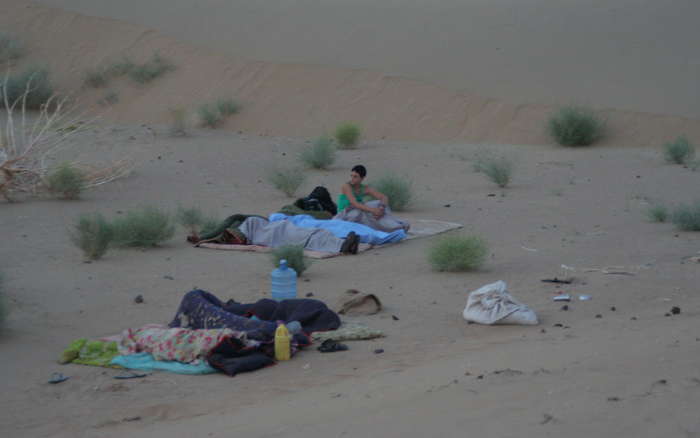 Despertando en el desierto