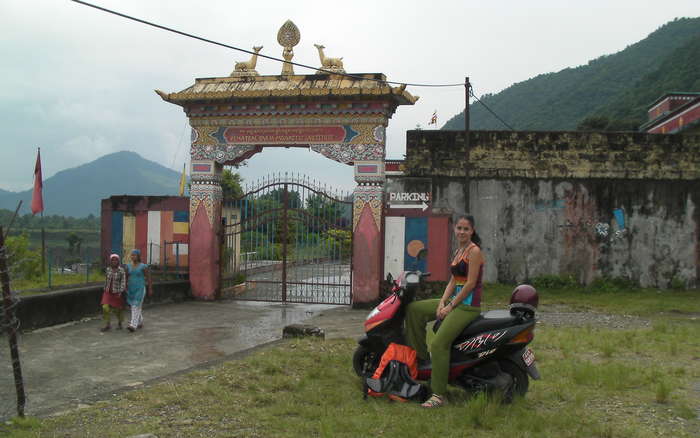 Entrada al refugio tibetano