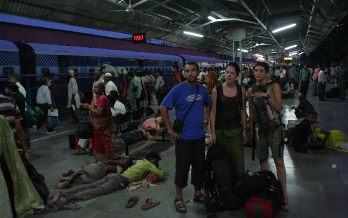 Esperando al tren