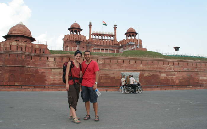 Fuerte de Delhi desde fuera