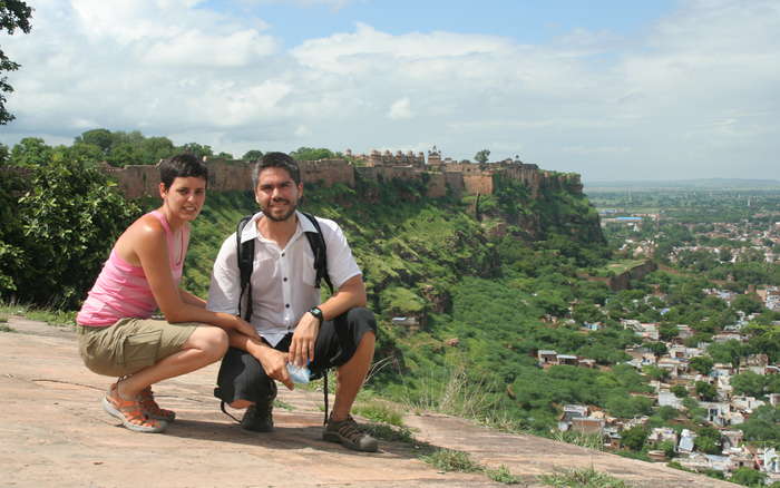 Fuerte de Gwalior desde la esquina Sur