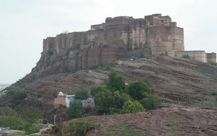 Fuerte de Mehrangarh desde el exterior