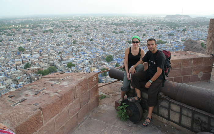 La ciudad azul desde el fuerte de Mehrangarh