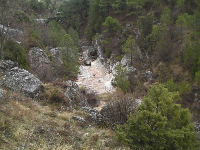 Cabecera del barranco, hora de meterse al cauce