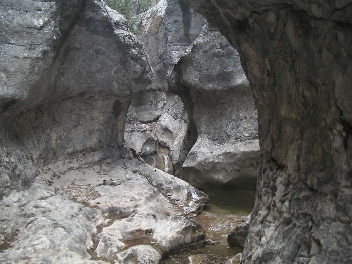 Es un barranco super encajonado