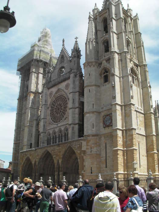 Plano general de la catedral de Leon