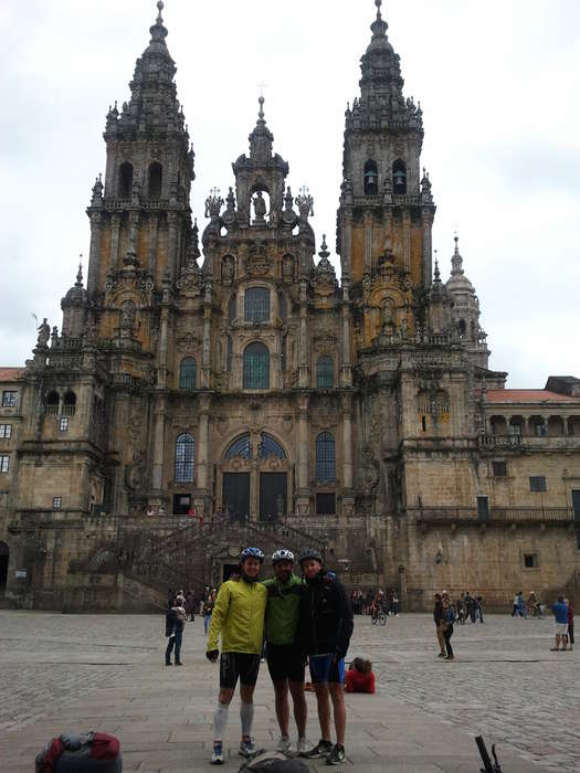 Y por fin en la Plaza del Obradoiro