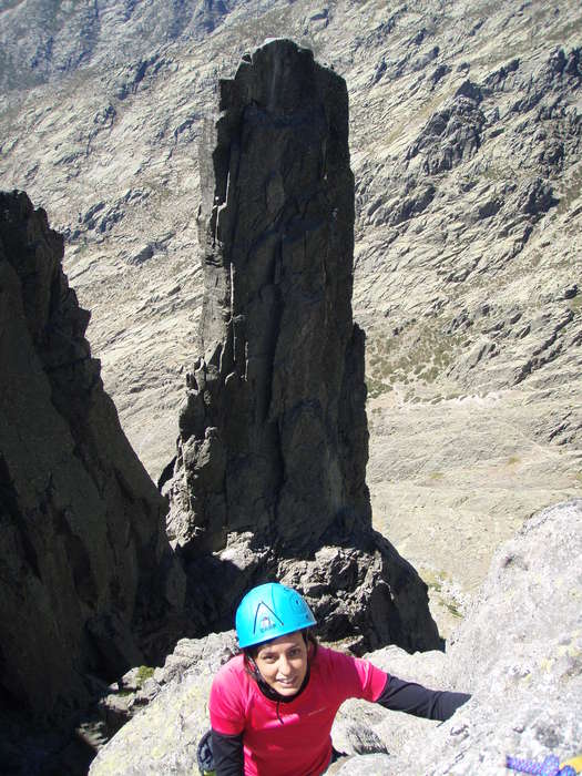 Haciendo cima del Tonino Re